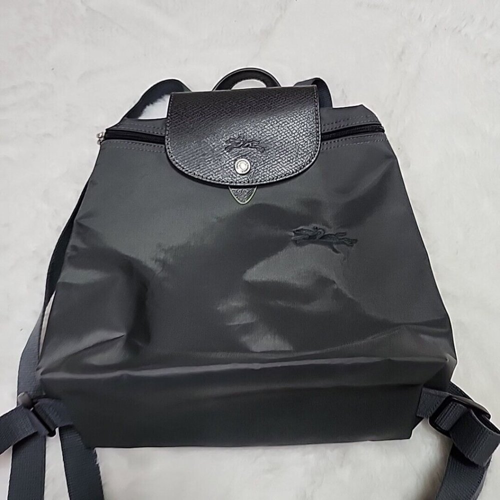Longchamp Backpack Gray Women's Size Medium